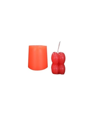 Küçük Bubble Silikon Mum Kalıbı M-166