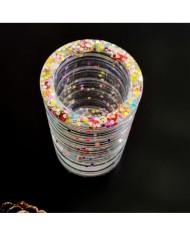 Boğumlu Bardak Reçine Epoksi ve Beton Kalıbı -Kod:103