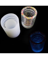 Boğumlu Bardak Reçine Epoksi ve Beton Kalıbı -Kod:103