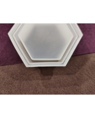 Altıgen Şekerlik Epoksi ve Beton Silikon Kalıbı - Kod:165