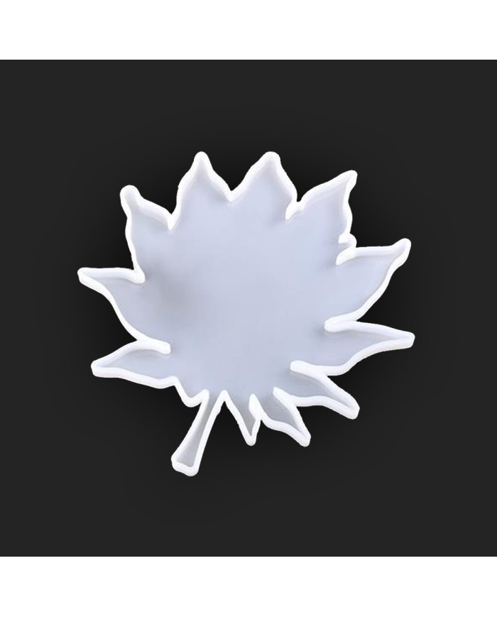 Yaprak Reçine Epoksi ve Beton Kalıbı - Bardak Altı -Kod:178