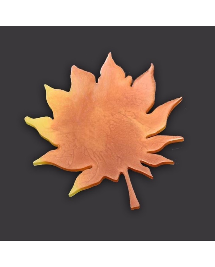 Yaprak Reçine Epoksi ve Beton Kalıbı - Bardak Altı -Kod:178