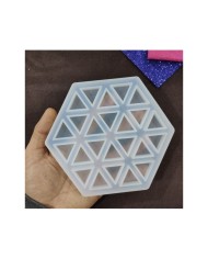 Altıgen Bardak Altı Reçine Epoksi ve Beton Kalıbı -Kod:193