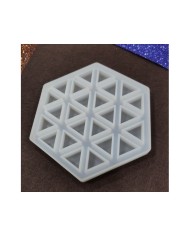 Altıgen Bardak Altı Reçine Epoksi ve Beton Kalıbı -Kod:193