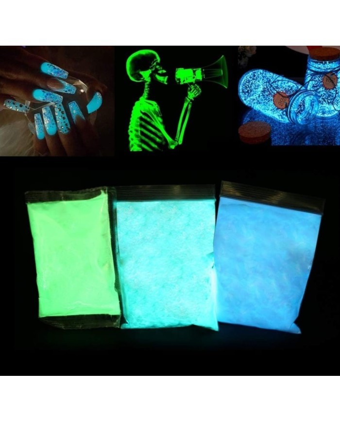 Fosfor Toz Boya - Mavi - 5 Gr