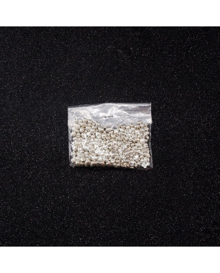 İnci Görünümlü Kaplama Taş - Gümüş - 25gr