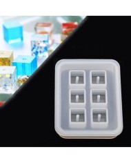 Reçine Epoksi Kalıp 16mm  Kare Boncuk -Kod:100