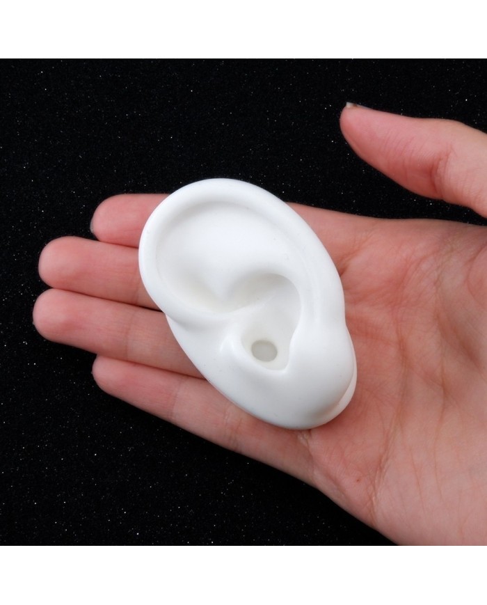 Silikon Kulak Sol Takı ve Bijuteri Küpe Mankeni Renk Seçenekli