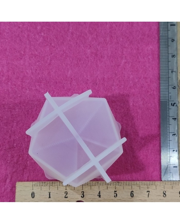 Reçine Epoksi ve Mum Kalıbı - Beşgen -Kod:136