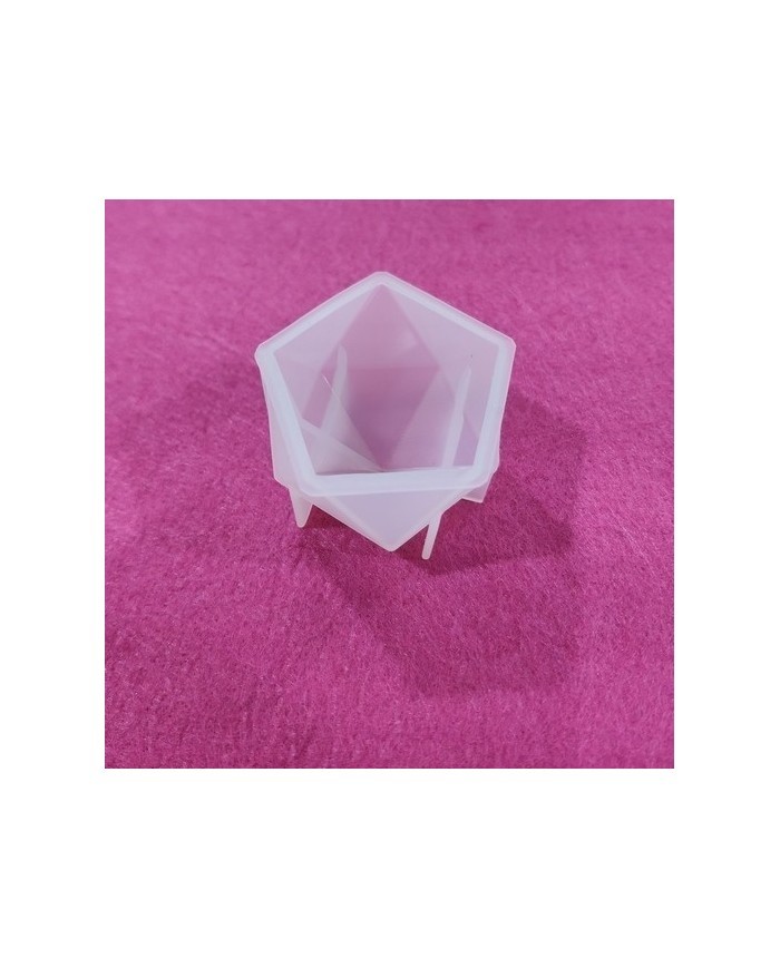 Reçine Epoksi ve Mum Kalıbı - Beşgen -Kod:136