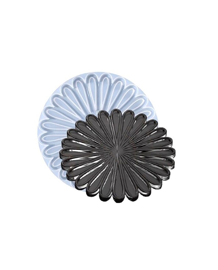 Bardak Altı Reçine Epoksi Kalıp - Desenli Yuvarlak -Kod:1001