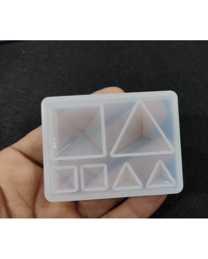 Minik Piramit Reçine Epoksi Kalıbı -Kod:40