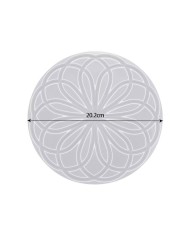 Bardak Altı Reçine Epoksi Kalıp - Nihale - İç İçe Halkalar - 1004