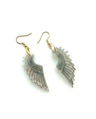 Reçine Epoksi Kalıp - İkili Kolye Küpe Ucu Kanat -Kod:996