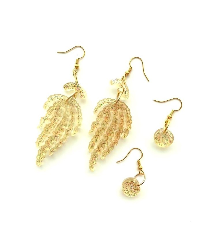 Reçine Epoksi Kalıp - Kolye Küpe Ucu - 8x3 cm -Kod:995