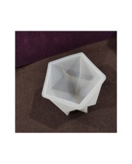 Beşgen Reçine Epoksi ve Mum Kalıbı - Büyük Boy -Kod:135