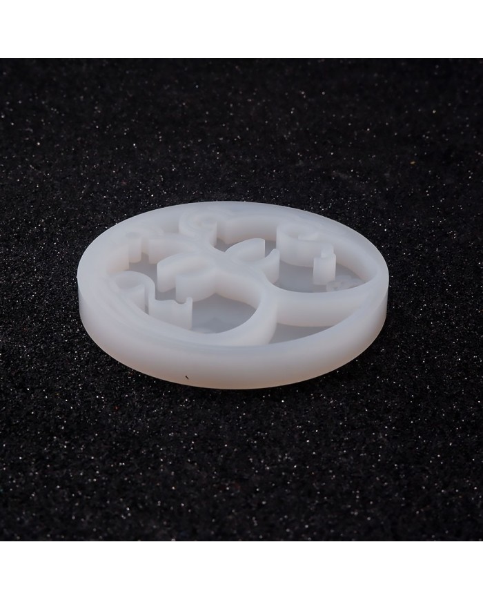 Reçine Epoksi Kalıp - Kolye Küpe Ucu Yüz Motifi -Kod:988