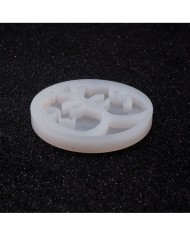 Reçine Epoksi Kalıp - Kolye Küpe Ucu Yüz Motifi -Kod:988