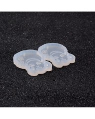 Reçine Epoksi Kalıp - İkili Kolye Küpe Ucu Kadın Motif - 989