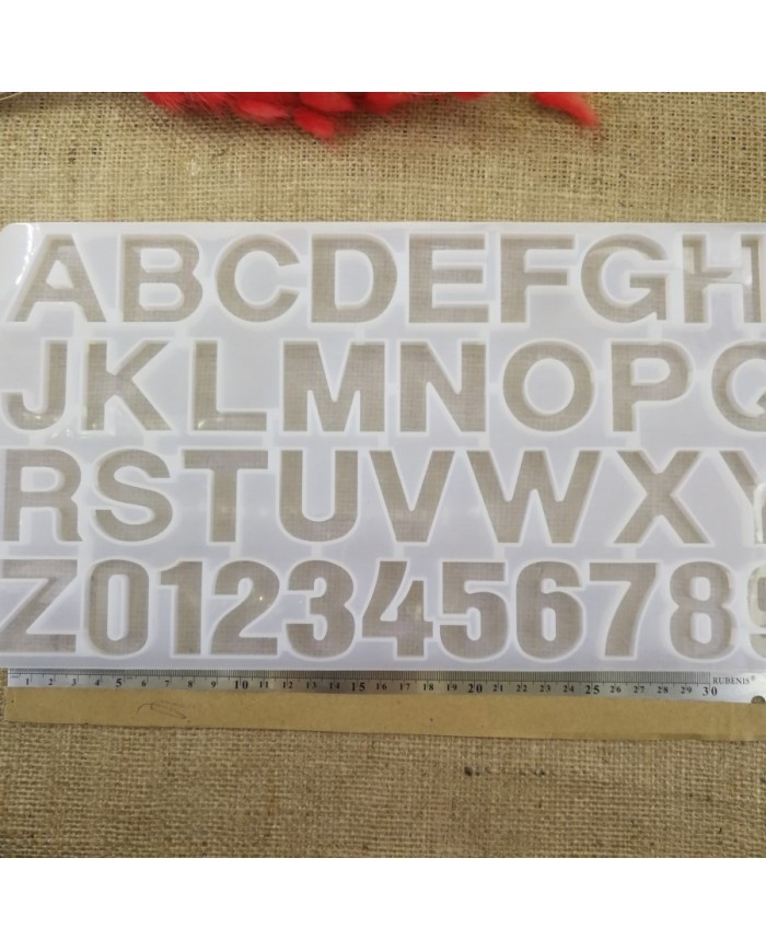 5 Adet Harf Reçine Epoksi Kalıbı -Kod:220