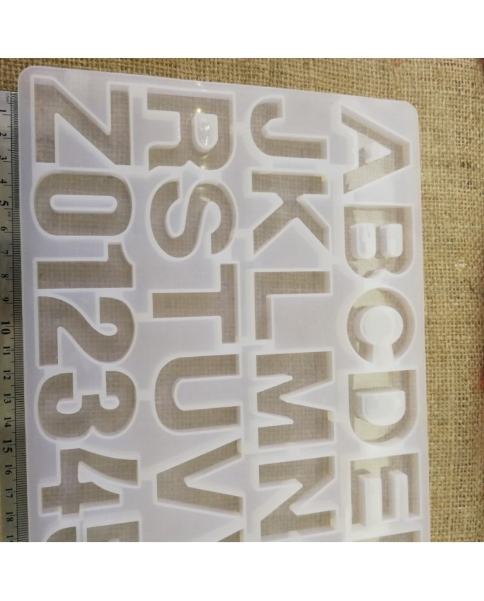 5 Adet Harf Reçine Epoksi Kalıbı -Kod:220