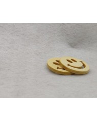 Ahşap Kolye Ucu - Emoji