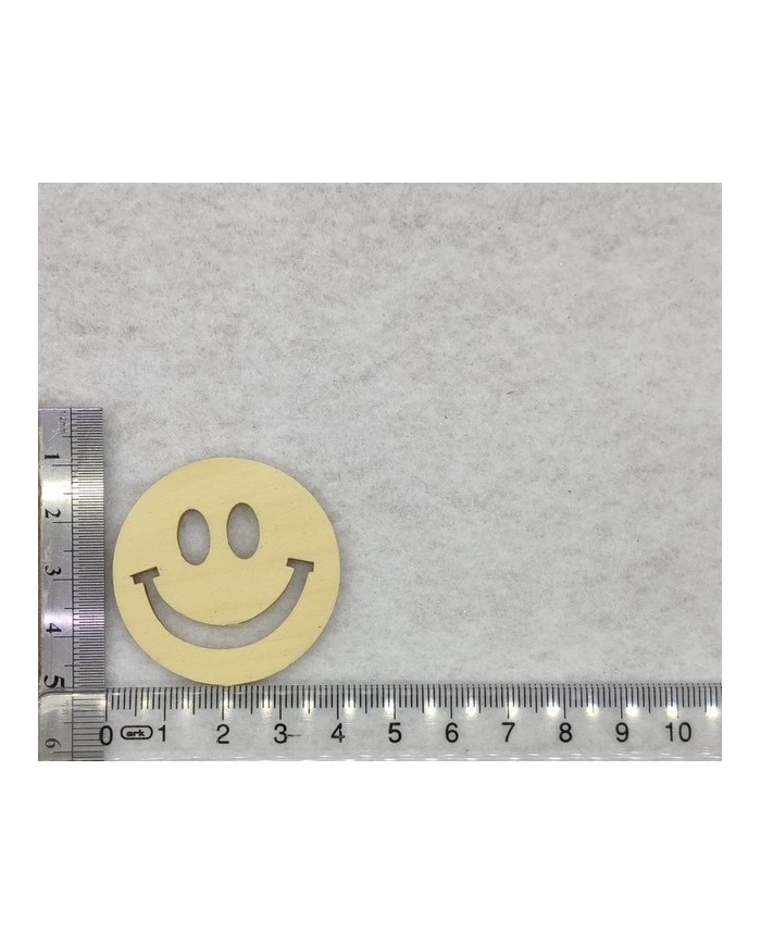 Ahşap Kolye Ucu - Emoji