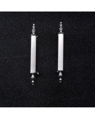 Tepsi Epoksi Kalıp Kulpu Gümüş - Metal Tırtıklı