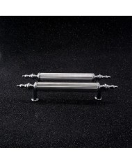 Tepsi Epoksi Kalıp Kulpu Gümüş - Metal Tırtıklı