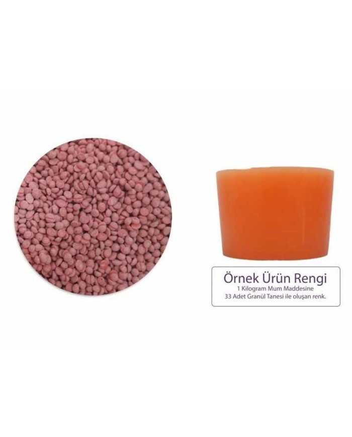 Turuncu Mum Boyası 100 GR- Granül Mum Boyası