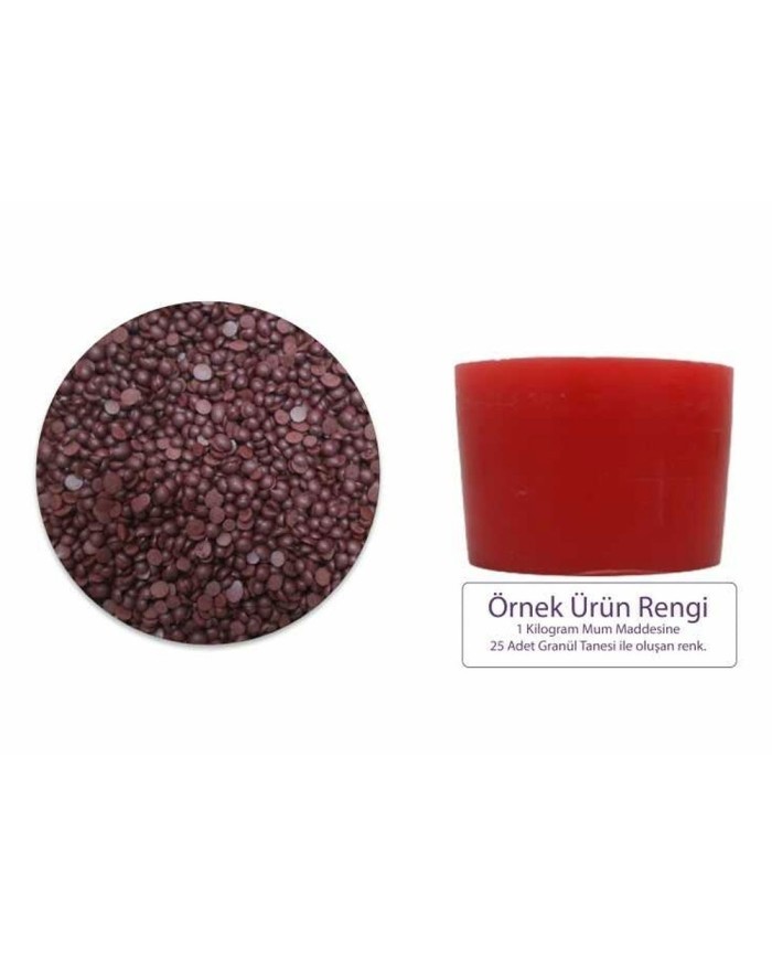 Kırmızı Mum Boyası 100 GR - Granül Mum Boyası