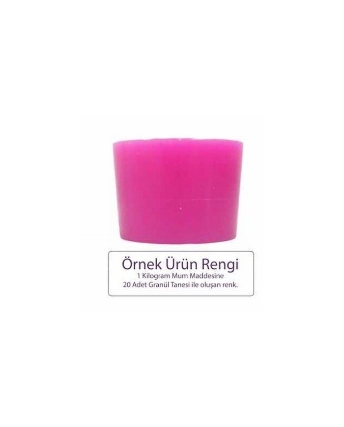 Pembe Mum Boyası 5 GR - Granül Mum Boyası