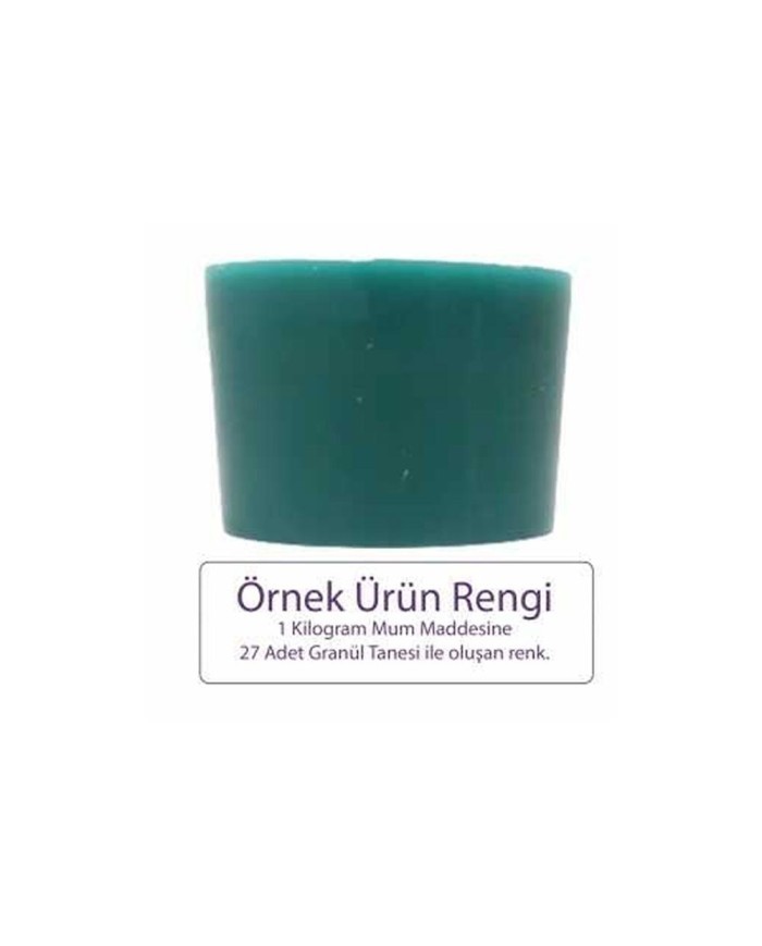 Yeşil Mum Boyası 5 GR - Granül Mum Boyası