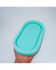 Oval Terazzo Tabanlık Beton Saksı Kalıbı 195