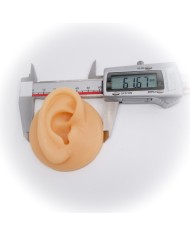 Silikon Sol Kulak Ten Rengi 1 Adet - Takı ve Bijuteri Küpe Mankeni