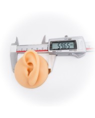 Silikon Kulak Ten Renk Sol- Sağ 1 Takım  - Takı ve Bijuteri Küpe Mankeni