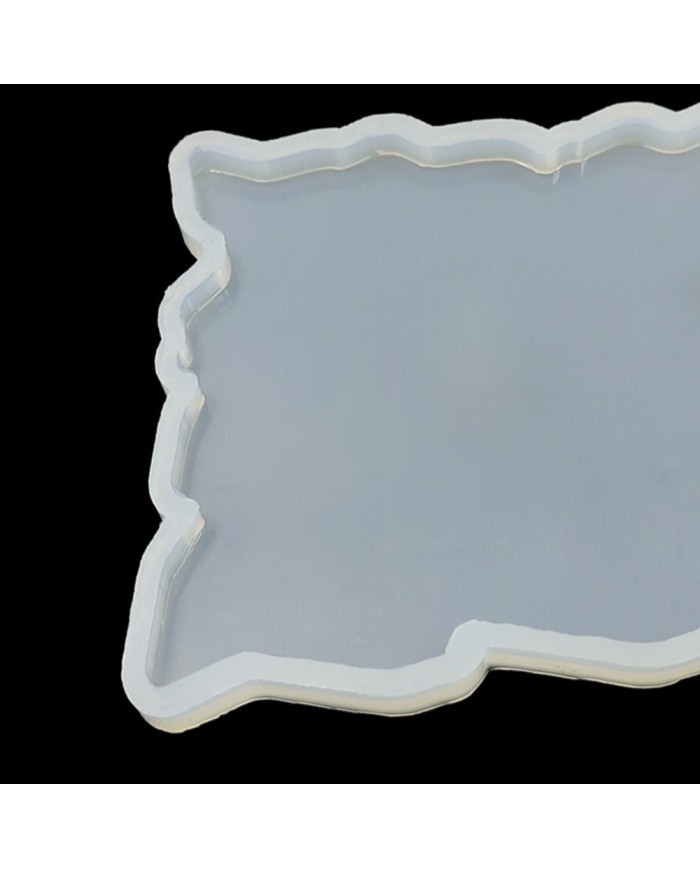 Bardak Altı Reçine Epoksi Kalıp - Dalgalı Kare Model - B7