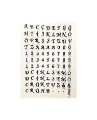 Epoksi Asetat  Harf - 5'li Karışı Set