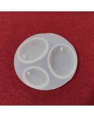 Oval Damla  Reçine Epoksi Takı ve Sabun Kalıbı - Kod:04