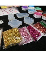 Anahtarlık ve Takı Reçine Epoksi Seti - Boya Seçmeli  - A03