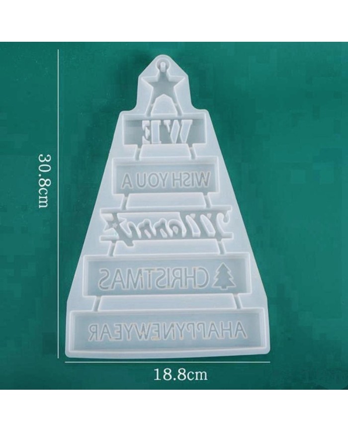 Yılbaşı Süsleme Reçine Epoksi Seti - Boya Seçmeli  - A129