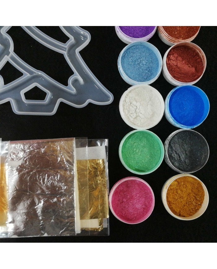 Yılbaşı Süsleme Reçine Epoksi Seti - Boya Seçmeli  - A130