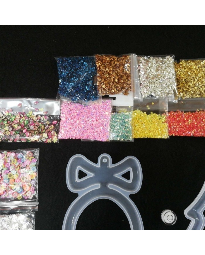 Yılbaşı Süsleme Reçine Epoksi Seti - Boya Seçmeli  - A130