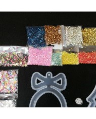 Yılbaşı Süsleme Reçine Epoksi Seti - Boya Seçmeli  - A130