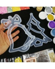 Yılbaşı Süsleme Reçine Epoksi Seti - Boya Seçmeli  - A130