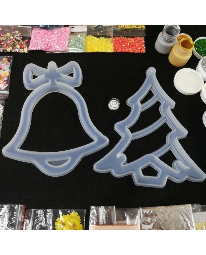 Yılbaşı Süsleme Reçine Epoksi Seti - Boya Seçmeli  - A130