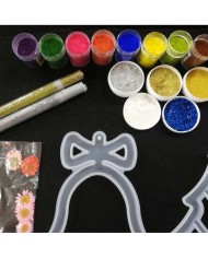 Yılbaşı Süsleme Reçine Epoksi Seti - Boya Seçmeli  - A131