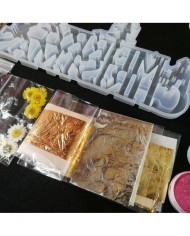 Yılbaşı Merry Chrıstmas Reçine Epoksi Seti - Boya Seçmeli  - A132