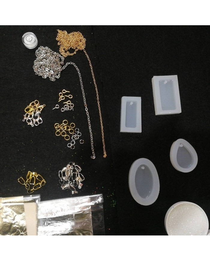 Anahtarlık ve Takı Reçine Epoksi Seti - Boya Seçmeli  - A23