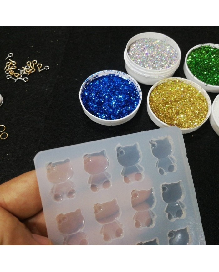 Hello Kitty Takı ve Anahtarlık Reçine Epoksi Seti - A42